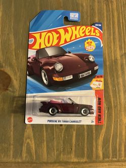 2025 Hot Wheels Then&now Porsche 911 Turbo Cabriolet 