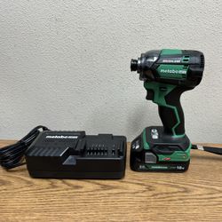 Metabo HPT WH18DC 18-volt 1/4-in Brushless Cordless Impact Driver (Battery Included and Charger Included