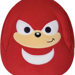 Squishmallow Squishmallows Kellytoy SEGA Sonic, Knuckles, Tails, Shadow Plush Toy (10'' Sonic The Knuckles)