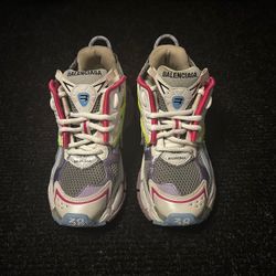 Balenciaga Runner Sneakers Multicolor Neon Yellow Pink Purple Gray