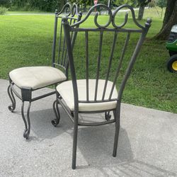 Pair Of Metal Chairs