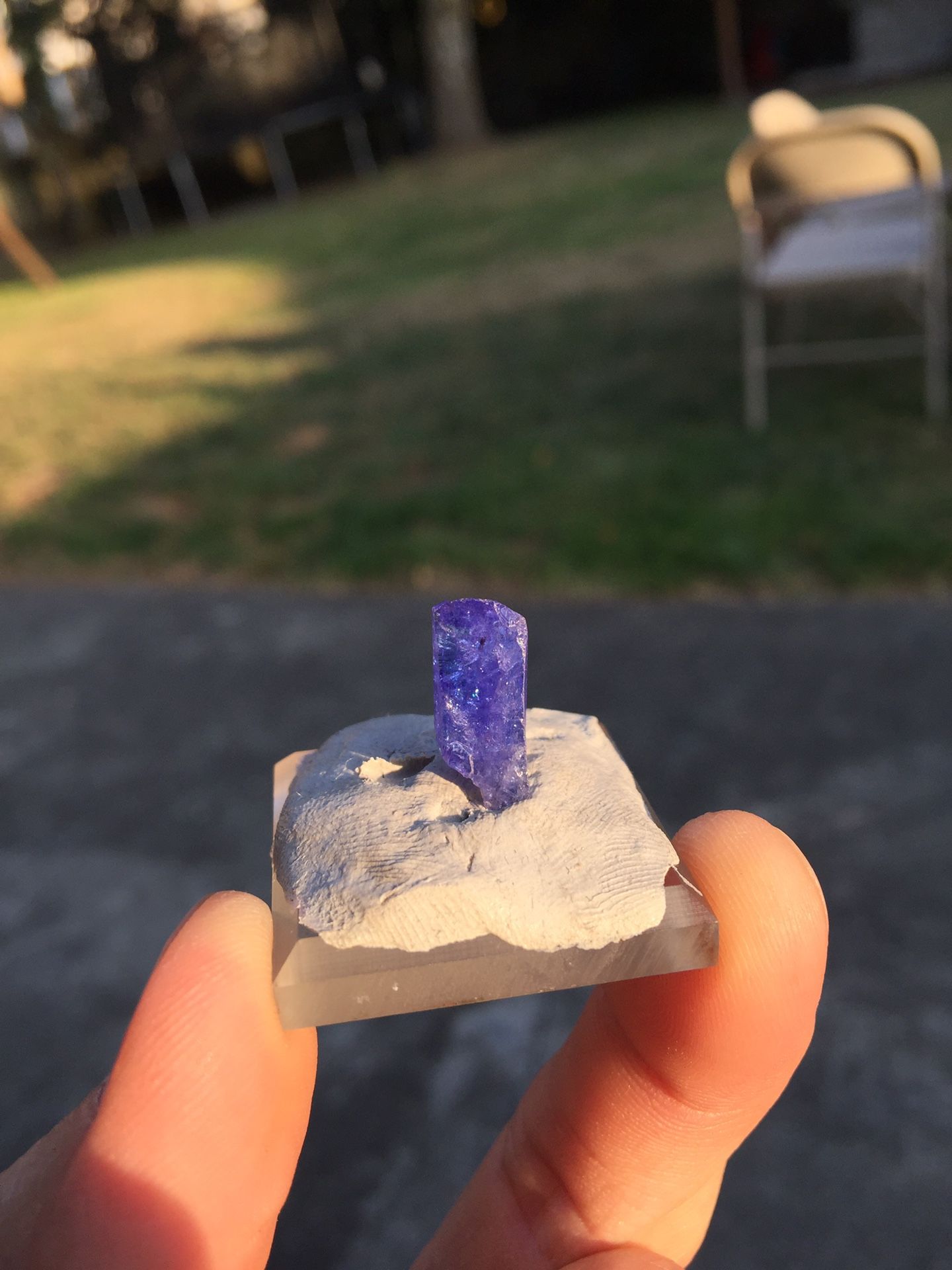 6.95 ct Terminated Tanzanite from Tanzania
