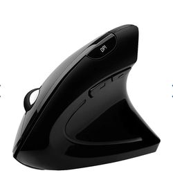 Wireless RF Vertical Ergonomic Optical Mouse