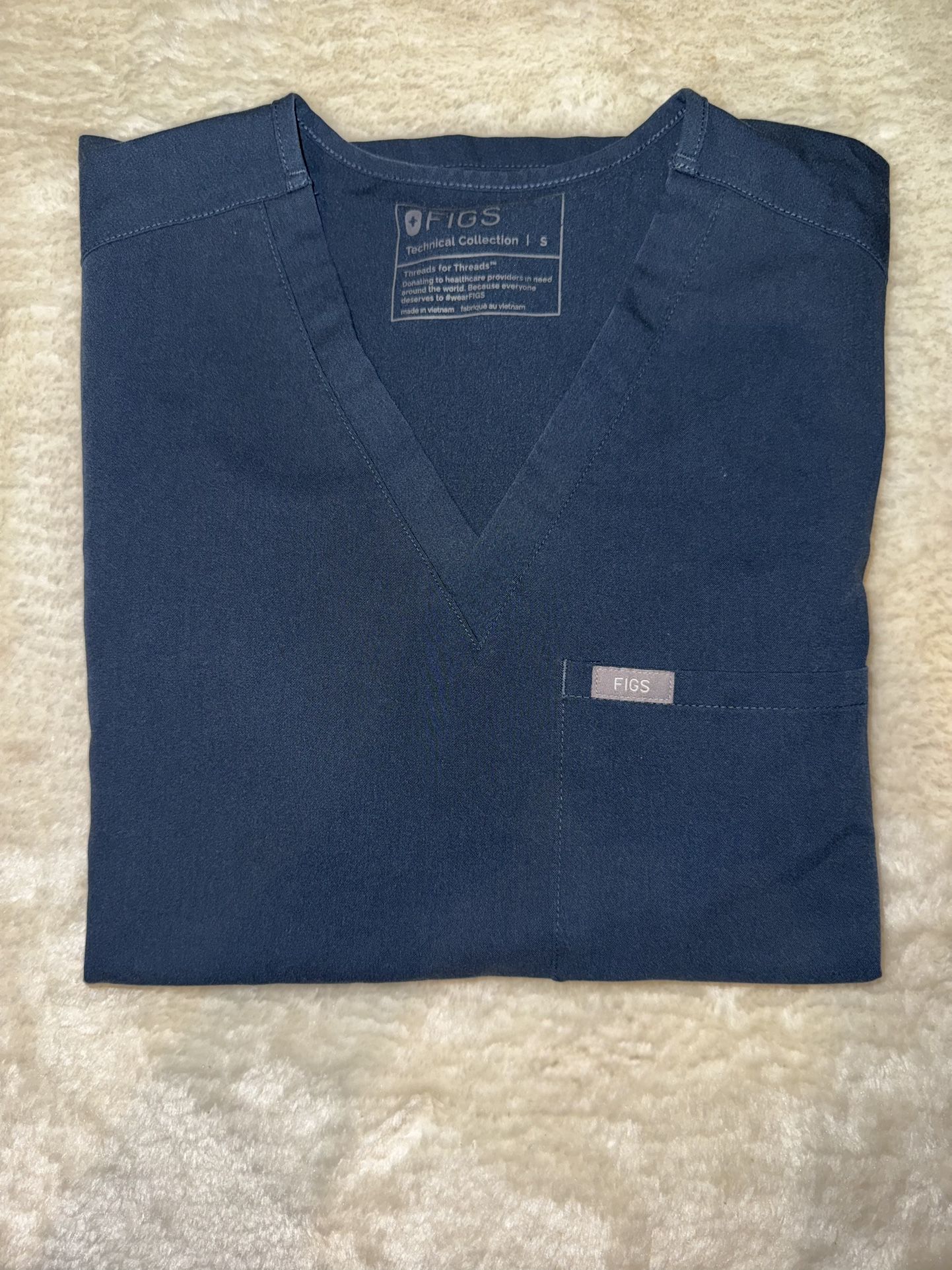 Figs Scrubs Top