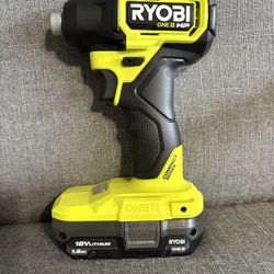 Ryobi Impact Driver And Battery 