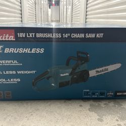 Makita 18V LXT Brushless 14” Chainsaw 