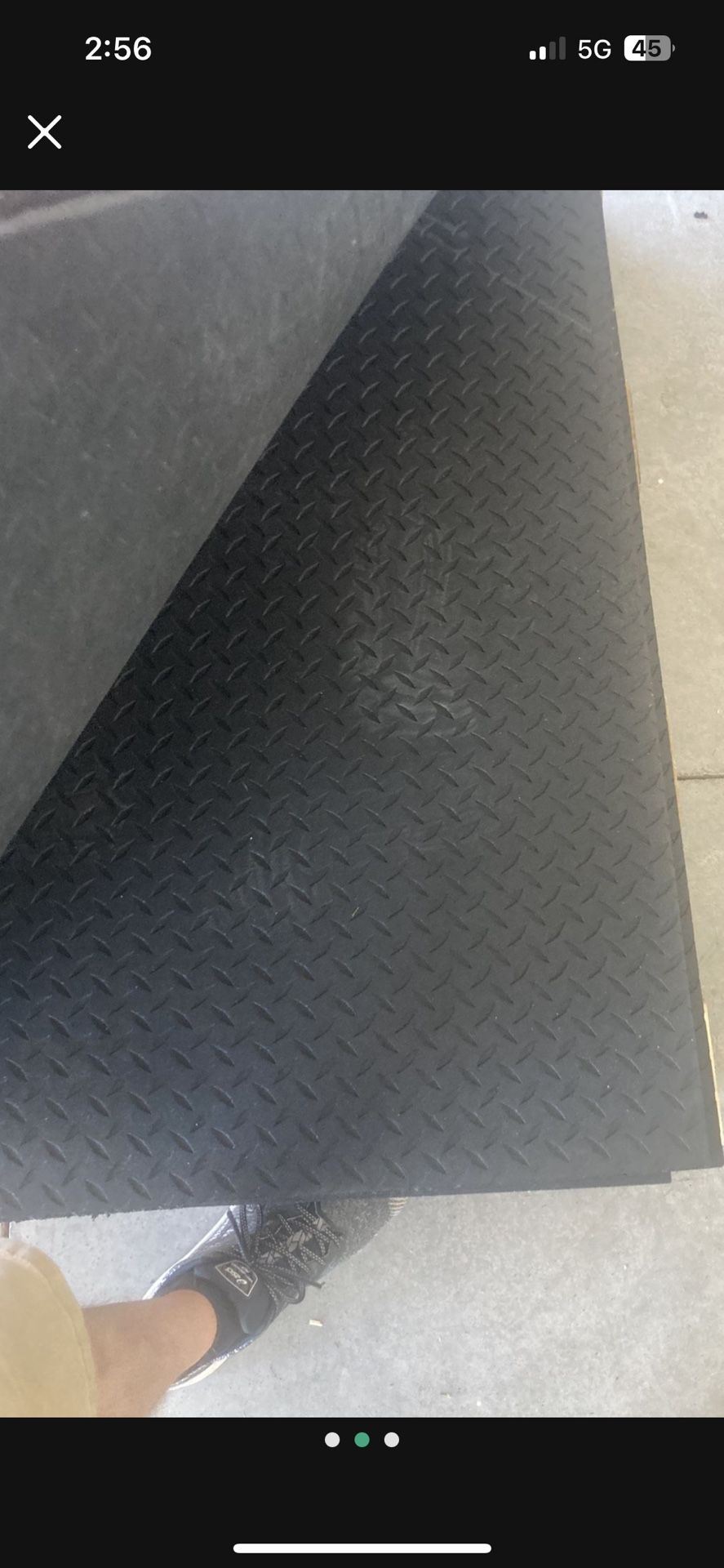 4x6 Ft Rubber Mats 1/2” Thick *****Low Odor*****