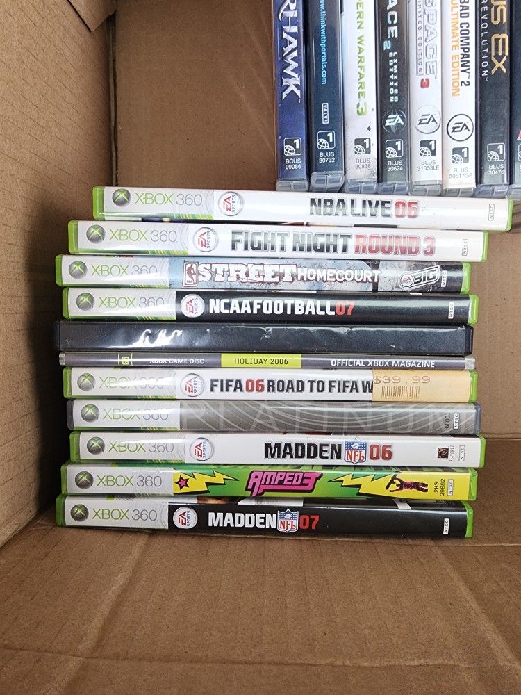 XBox 360 Used Game Lot
