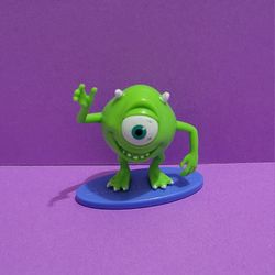 Disney Pixar Monters Inc. Mike Wazowski Mini Toy Figures Cake Topper.
