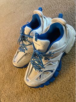 Balenciaga Balenciaga Track Blue Navy White Mens Mesh Trainer