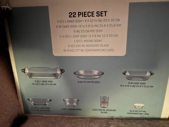 Bakeware 22 Piece Brand New