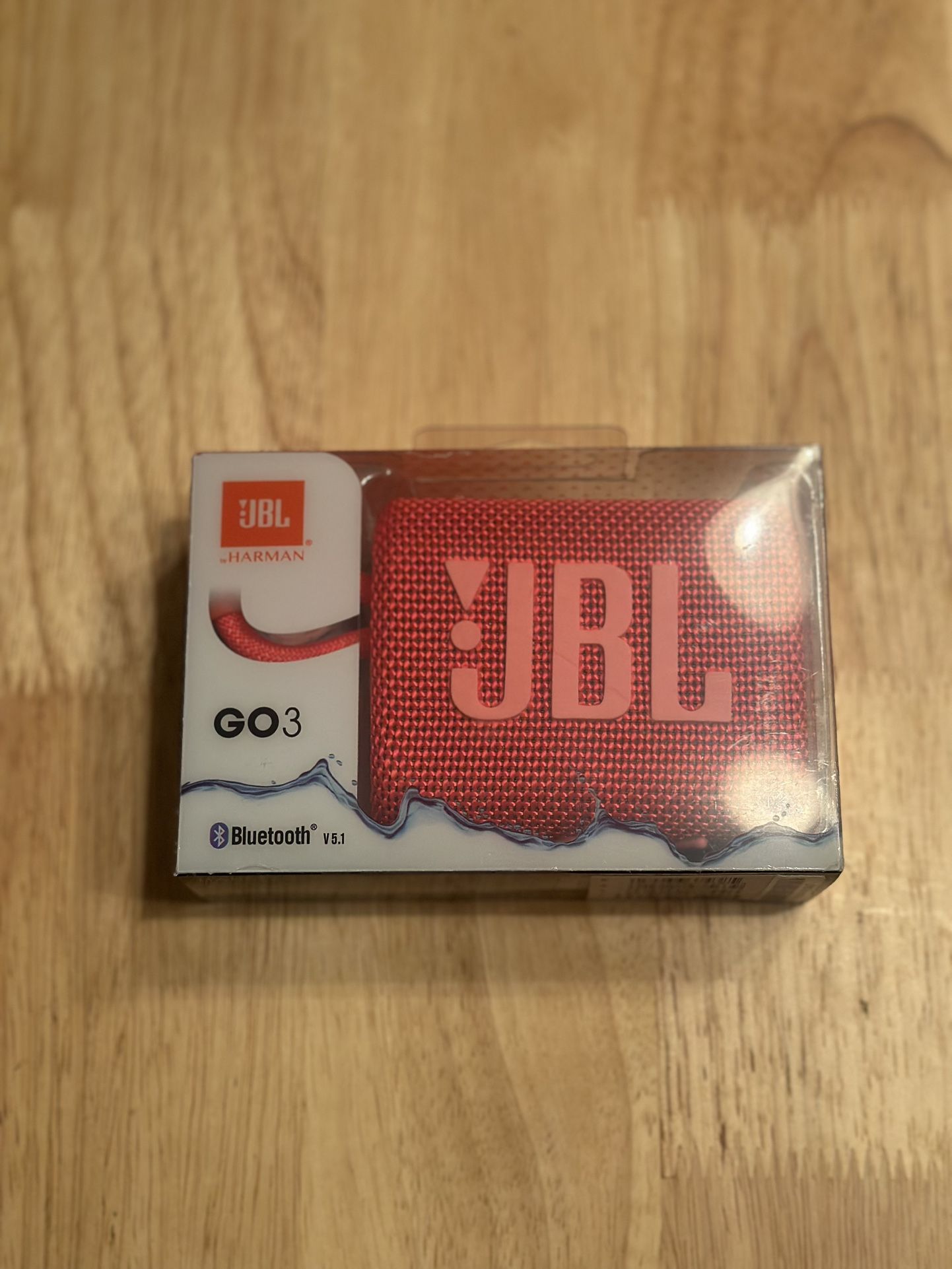 JBL GO3 Wireless Bluetooth Speaker Red