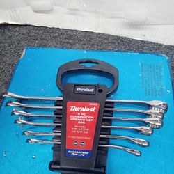 Duralast 6 Piece SAE Long Pattern Combination Wrench Set, model number 64-005. shipping available