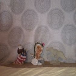 Three Ceramic Eagle Collectibles 