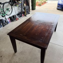 Solid Wood Dining Table w/extension