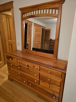 Dresser and Mirror