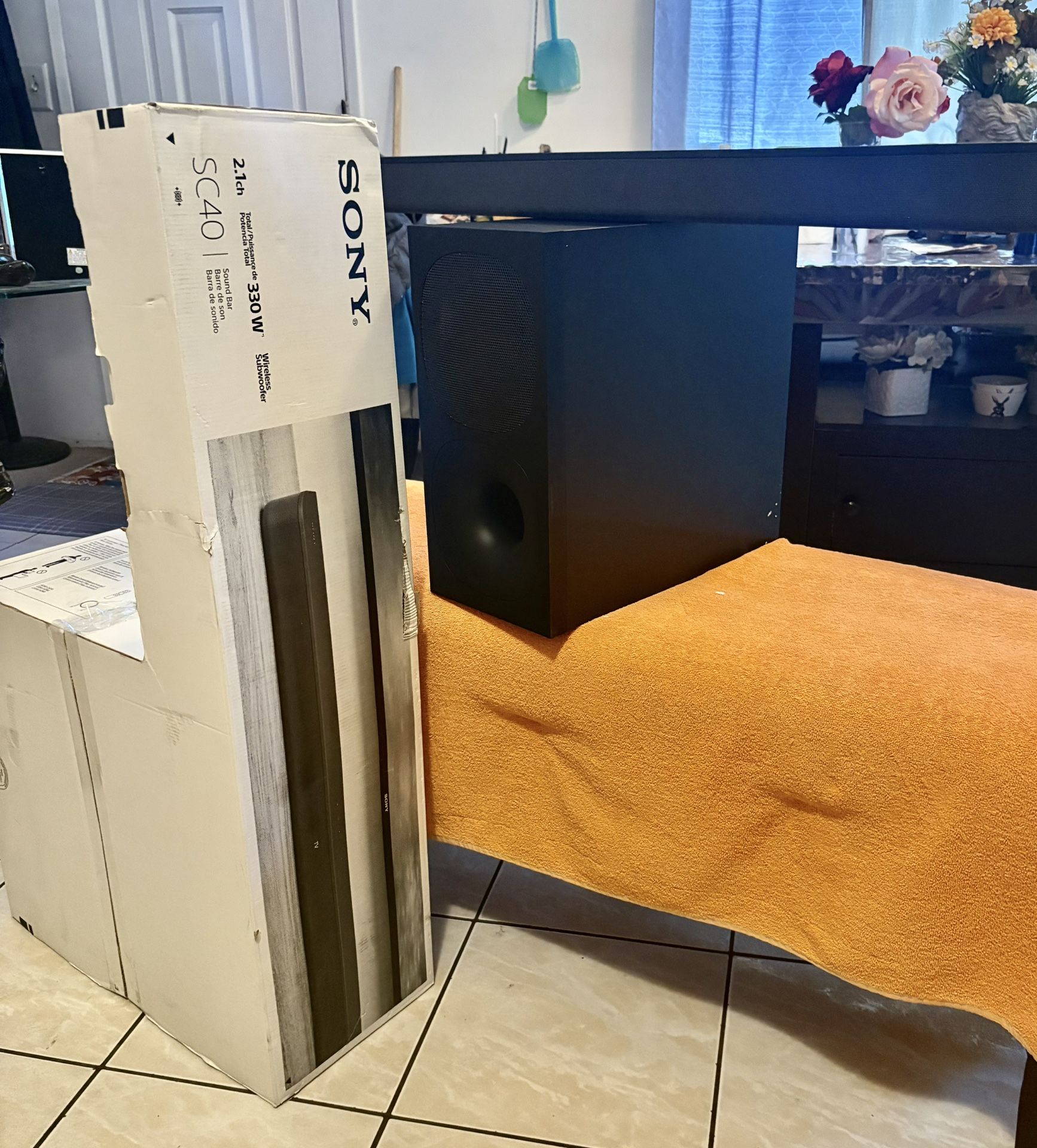 Sony HT-SC40 Soundbar System β Wireless Subwoofer , Dolby Audio , 330W Total Power , Bluetooth , S-Force Pro Surround