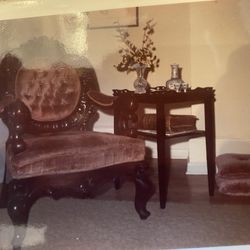 Late 1800s French Cherry 4 Piece Living Room Set Must Go ASAP