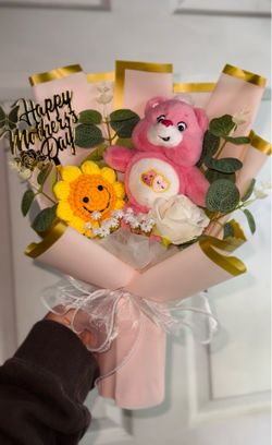 Mini Care Bears Bouquet 💐Mother’s Day Gift, Birthday Gift, Graduation Gift💐