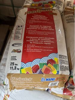 Planipatch Fast-Setting Cement base 25 lbs bag Price per each