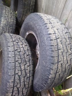 Nice tread 16inch 265...6 lug chevy $225