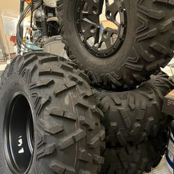 Full set of Maxxis Bighorn Radial (8ply) ATV Tires 30x10-14 (4)