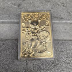 Trade Up Challenge! 1999 Golden Mewtwo Pokemon Card!