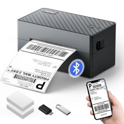 4x6 Thermal Printer for Shipping Packages, Compatible with Android, iOS, Windows, Mac, Chromebook, Amazon, Ebay, UPS, USPS, FedEx, Shopify