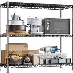 - Shelf Metal Shelving Unit 35.6Wx14Dx36H,Adjustable Storage Shelves Heavy Duty Garage Steel Shelving for Office,Wire Rack Small Shelf for Kitchen She