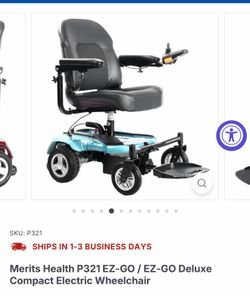 EZ-GO Deluxe Compact Electric wheels chair