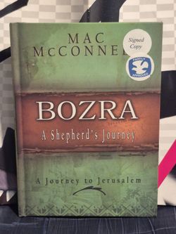 Signed Book - Bozra, A Shepherd's Journey by Mac McConnell