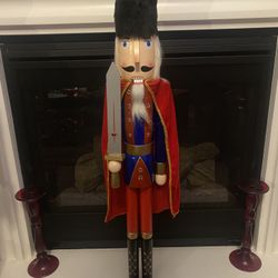 Wooden Nutcracker. 43 Inches Tall
