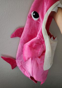 Pink Mommy Shark Costume Wearable Plush Outfit