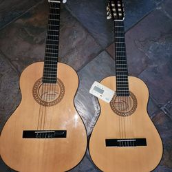 2 Biginner Acoustic Guitars 