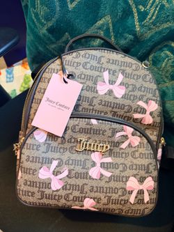 Juicy Couture Mini Backpack with Bow Print