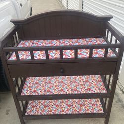 Beautiful baby changing table nursery