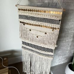 Boho macrame decor wall art tapestry