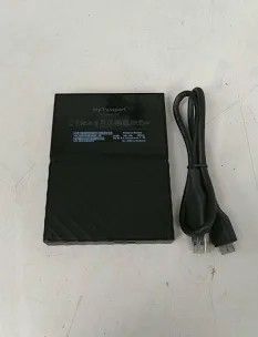 WD MY PASSPORT 1 TB EXTERNAL HARD DRIVE + CABLE