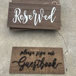 Wedding Signs 