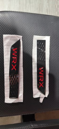 WRX fender badges