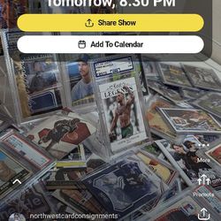 Tomorrow At 8:30 Mid Tier Sports Cards, Slabs And More Starting at $1!! Auction Link In Description 