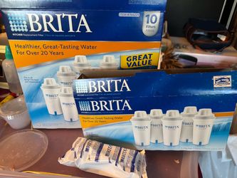 Britta water, pitcher filters