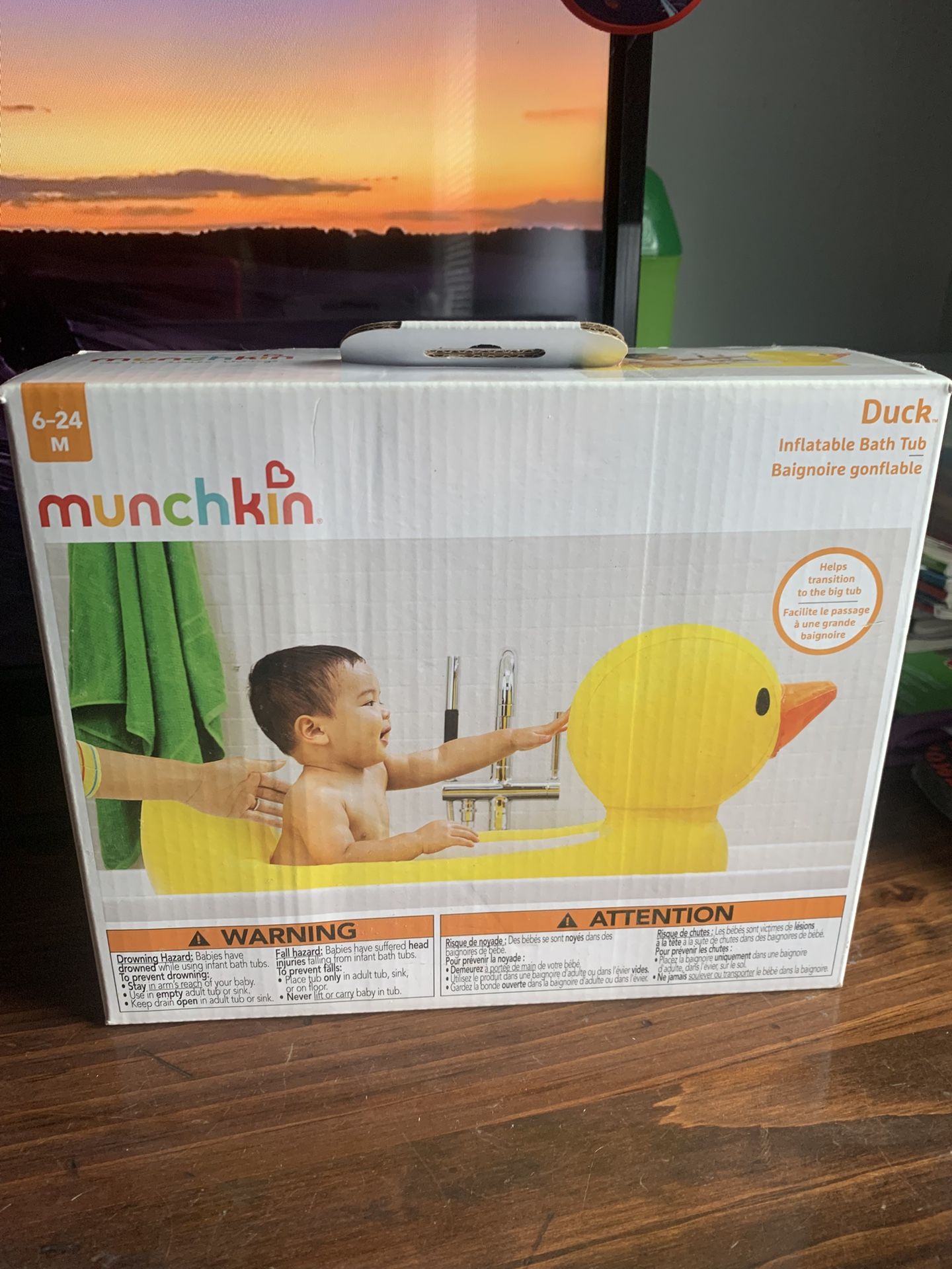 Inflatable Ducky Bath