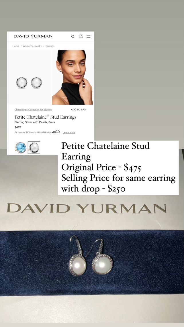 David Yurman Petite Chatelaine Stud
