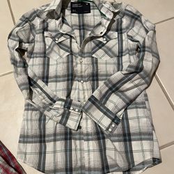 Plaid Shirt Mens Small American Eagle 