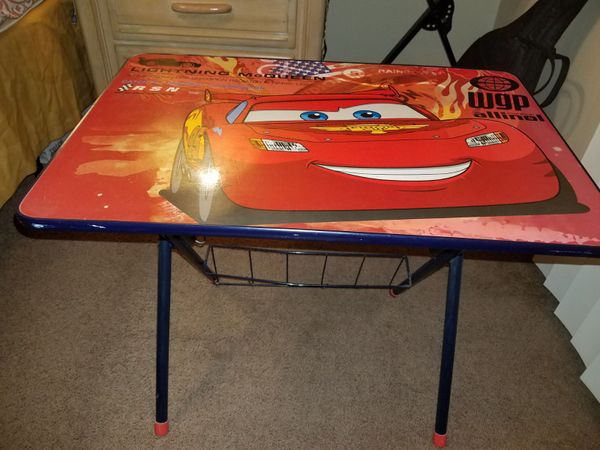 Lightning Mcqueen Study Table Used For Sale In Houston Tx Offerup