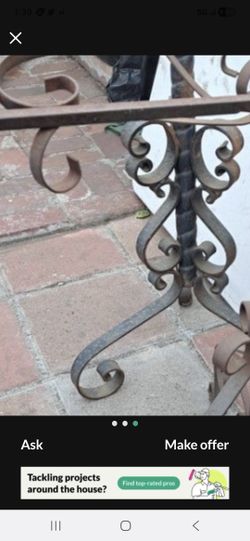 Huge Original Vintage Mexican Candlabra Candle 