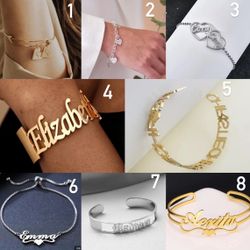 Custom Name Bracelets