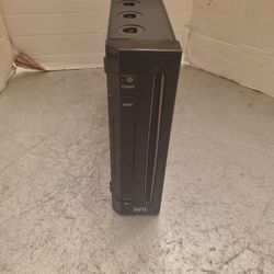 Black Nintendo Wii Console Box Only For PARTS And Repair 