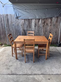 Dining Table With 4 Chairs